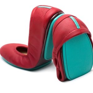 Tieks foldable flats in Cardinal Red